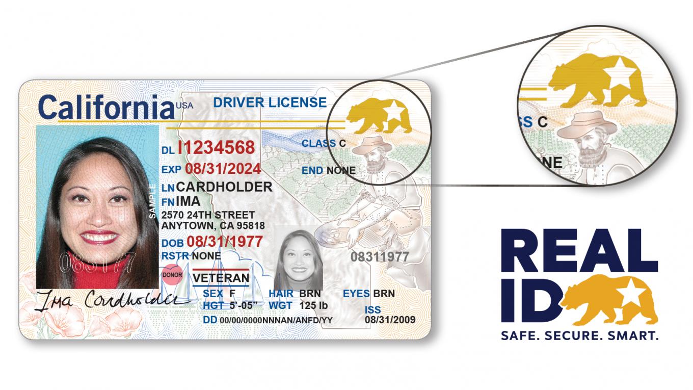 real id to travel in california